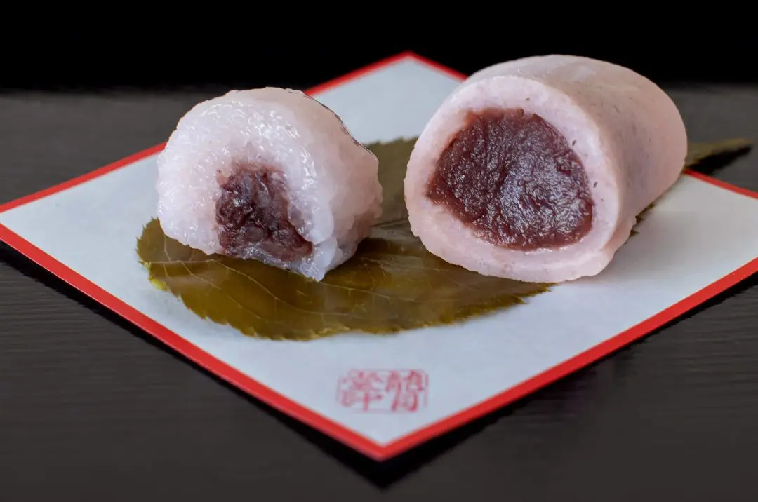 桜餅」 御菓子司 龍月堂・静岡県島田市