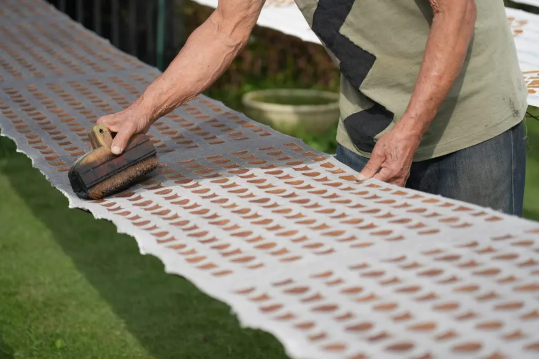江戸ERA デザイナブル染色ステッチ画　カチカチ山 江戸ERA デザイナブル染色ステッチ画 カチカチ山