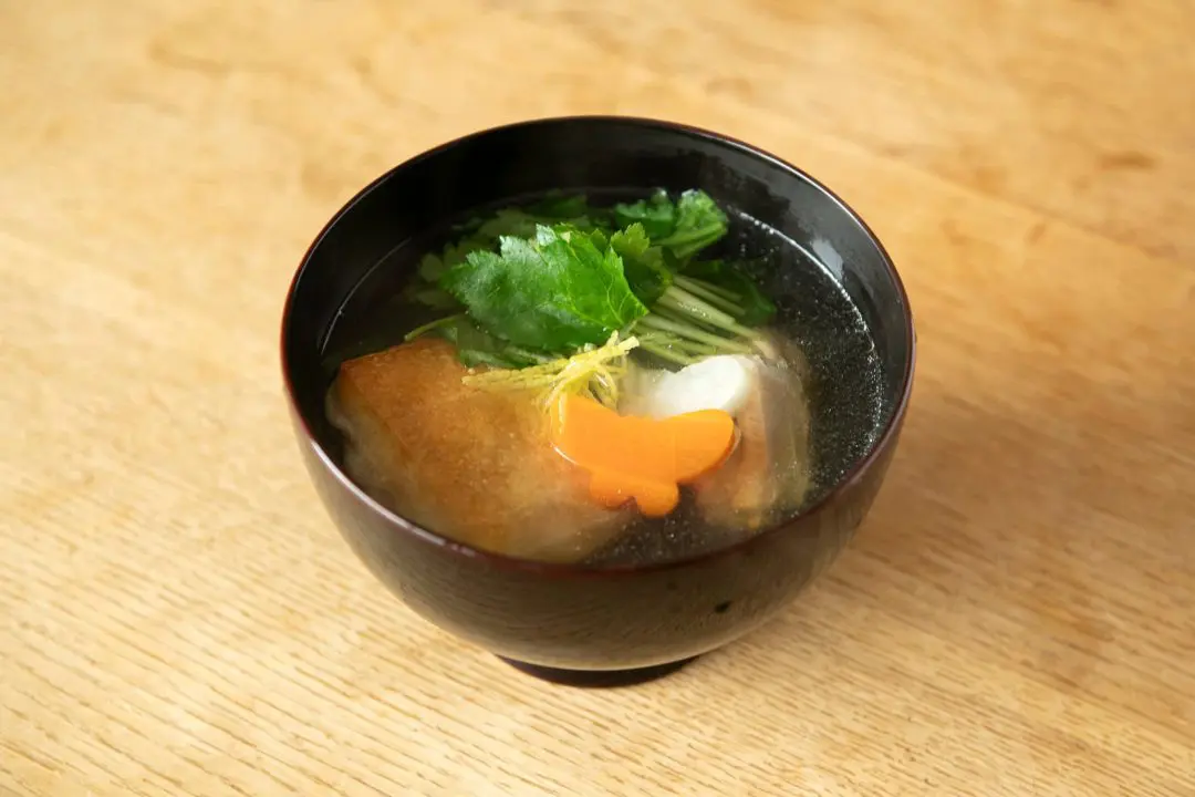 お雑煮商会ページです お雑煮の基本レシピをご紹介！（2時間目）